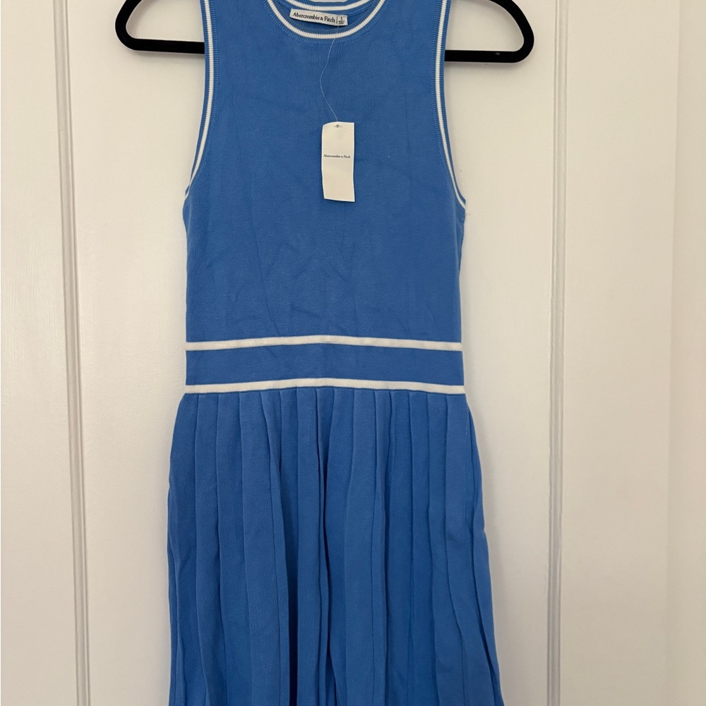Abercrombie & Fitch Blue Crewneck Dress